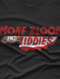 More Blood & Tiddies - The Horror Virgin Unisex Tee